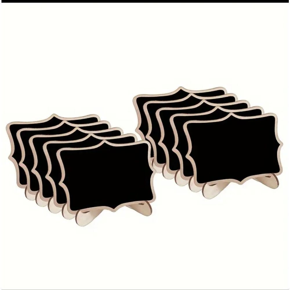 Mini Chalkboard Signs Framed Small Chalkboard Labels with Easel Stands
